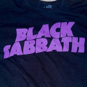 Black Sabbath Logo T-shirt 2XL Ozzy Osbourne Heavy Metal Rock Band concert tour